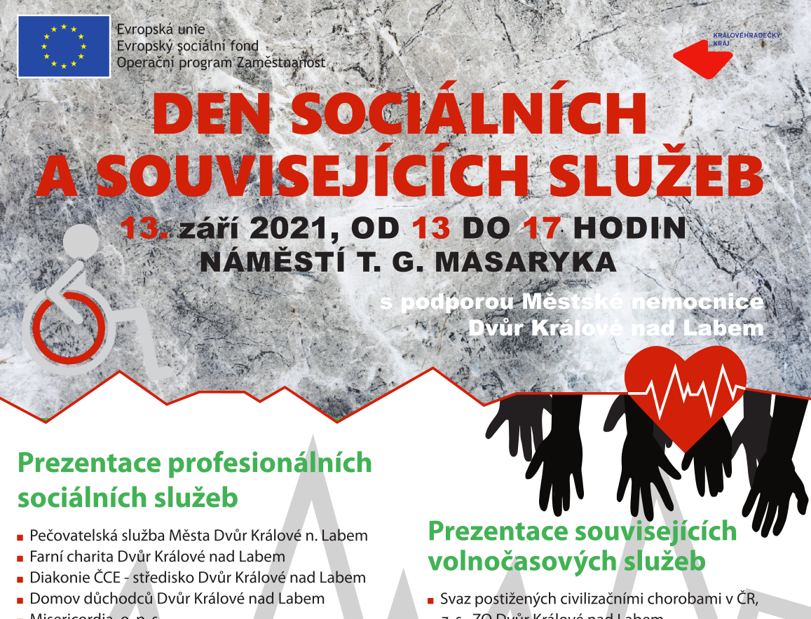 Den sociálních a souvisejících služeb 13.9. 2021 Dvůr Králové n. L.